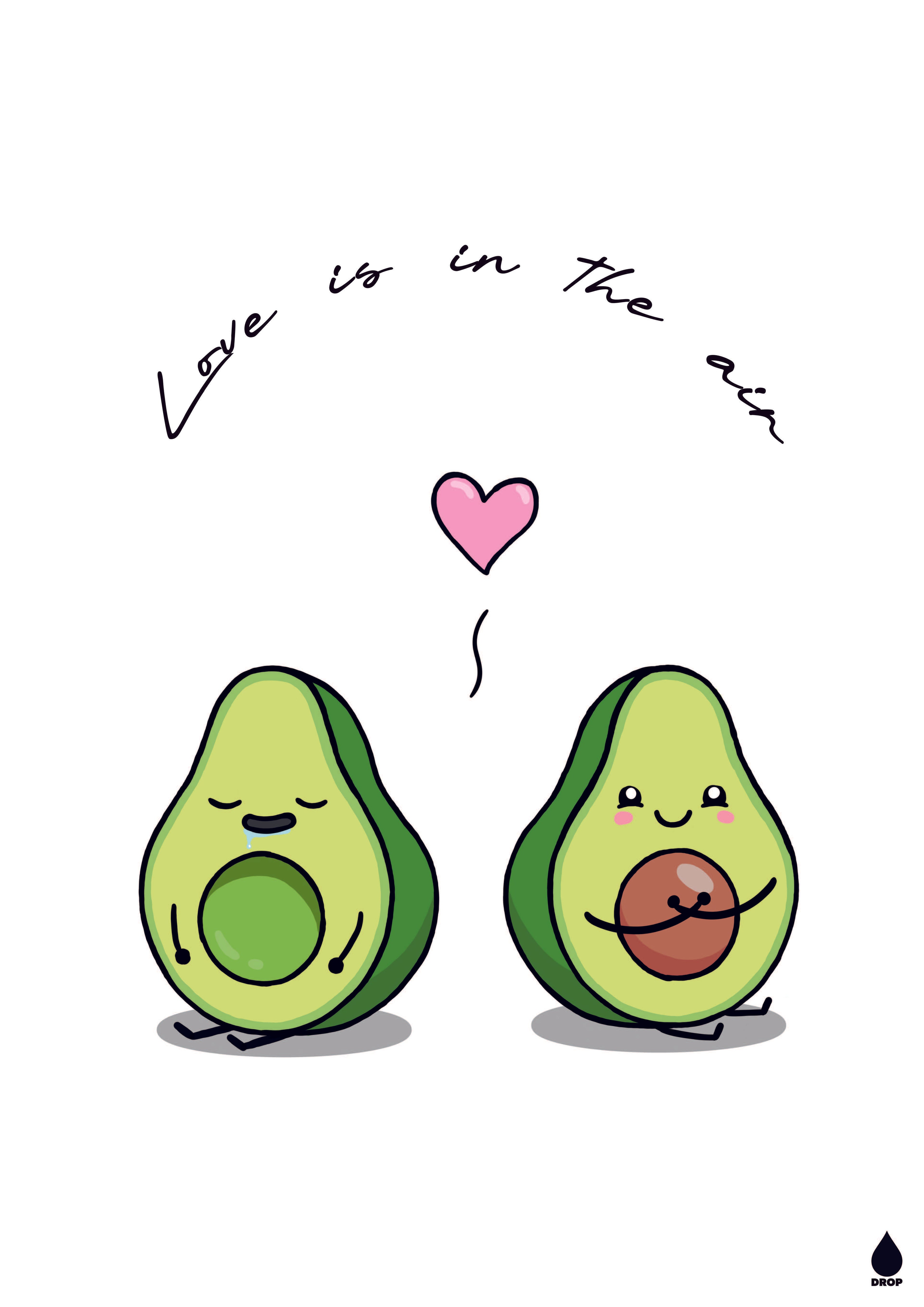 Avocado love 31x44 cm