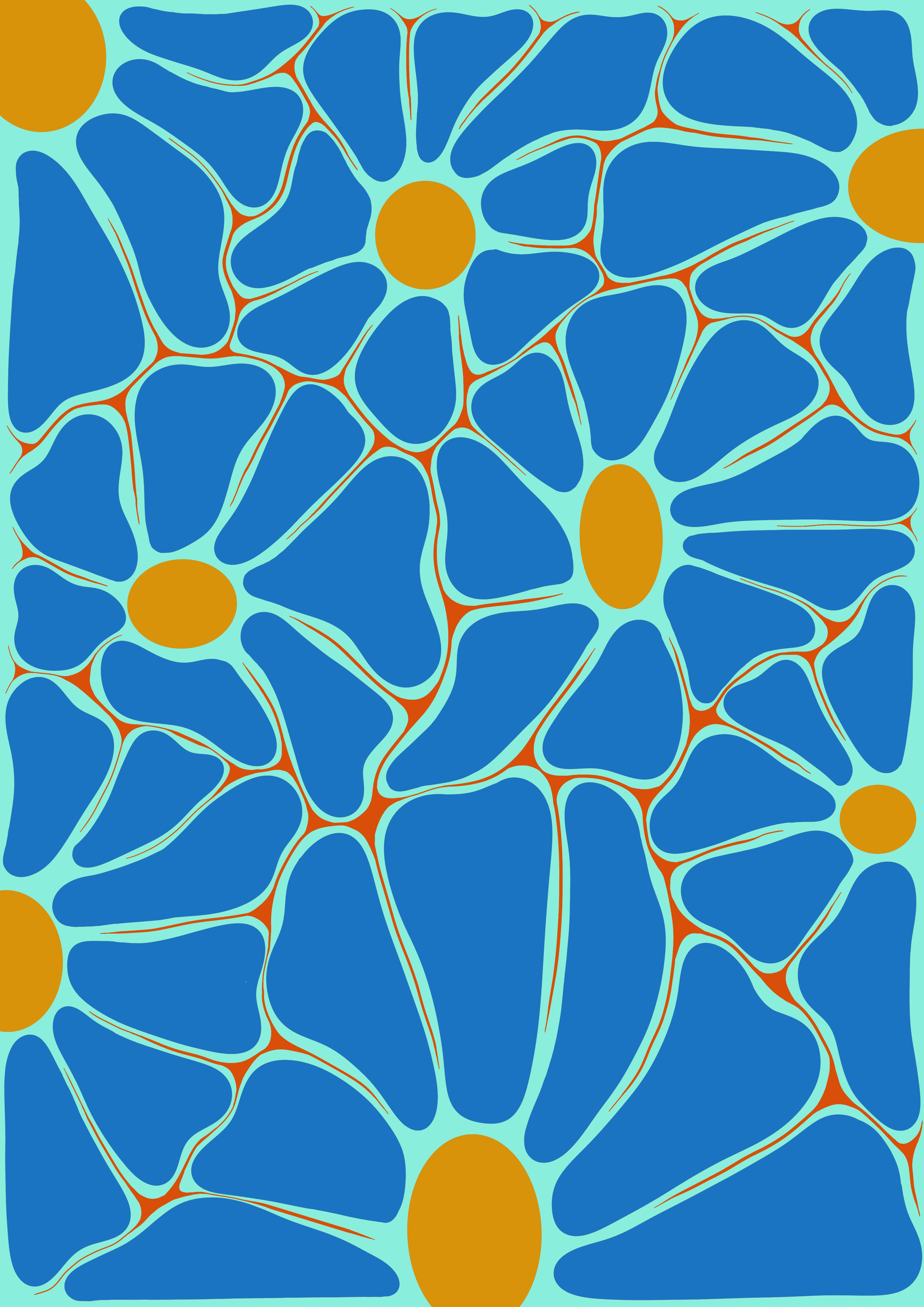 Poster Blumen 31x44 cm